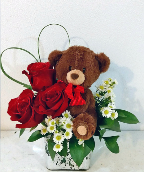 Roses & Bear