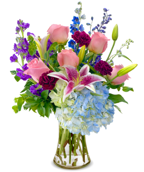 Celebration of Color Mixed Floral Arrangement