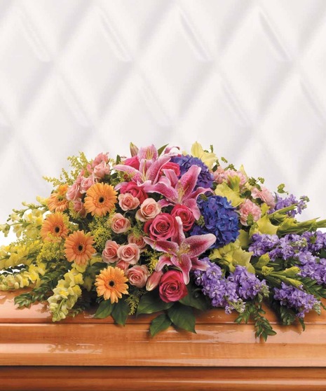 Garden of Sweet Memories Casket Spray