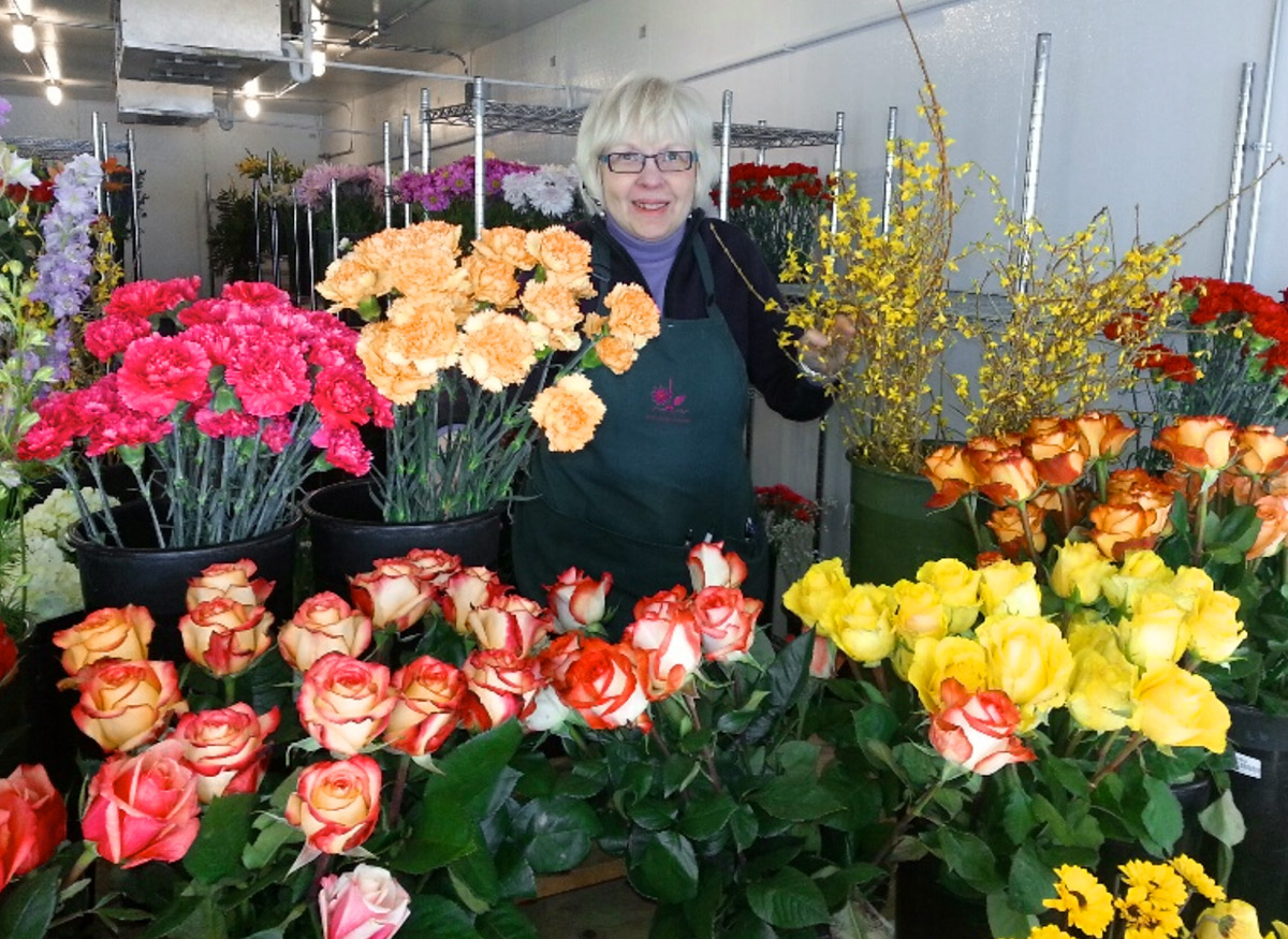 Our coolers are stock full of fresh blooms for your floral arrangements!